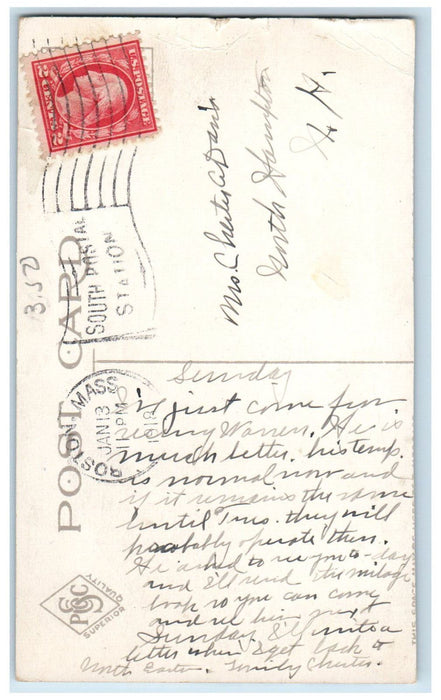 1918 Pharmacists Witch House Salem Massachusetts MA Antique Posted Postcard