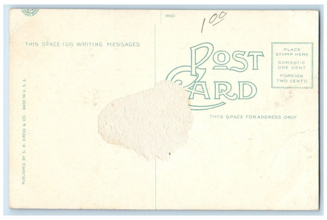 c1910 Post Office 16th Street Looking South Omaha Nebraska NE Unposted Postcard