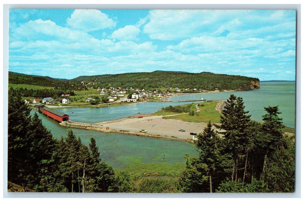 1974 The Covered Bridge at Alma National Park New Brunswick Canada Postcard