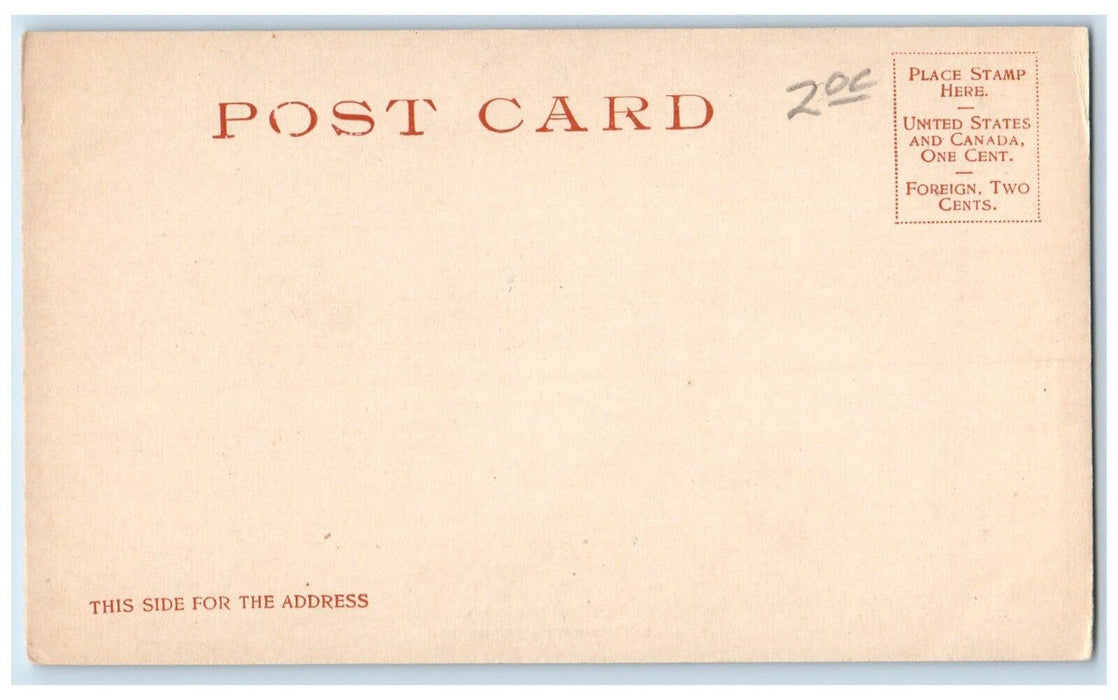 1905 Paxton Hotel Building Streetcar Road Street Omaha Nebraska Vintage Postcard