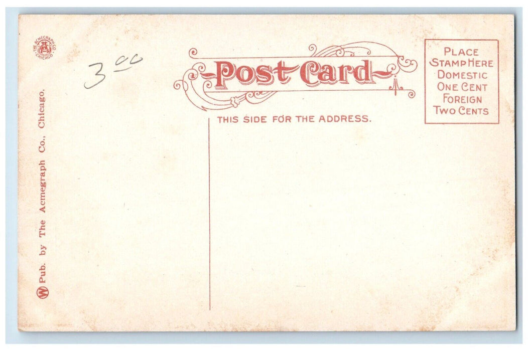 c1910 16th Street South From Douglas Building Omaha Nebraska NE Vintage Postcard