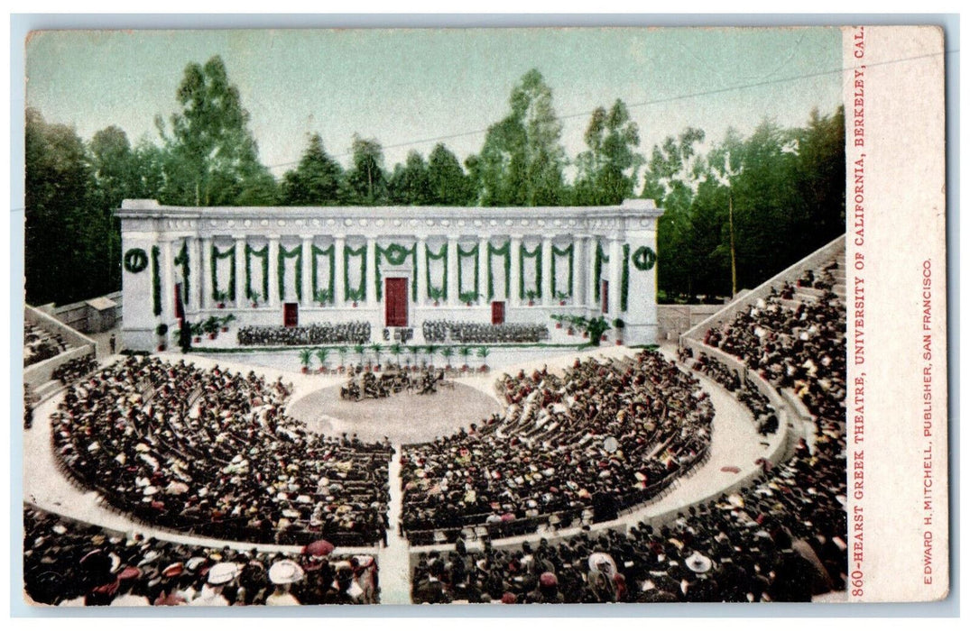 Hearst Greek Theatre University Of California Berkeley CA Antique Postcard
