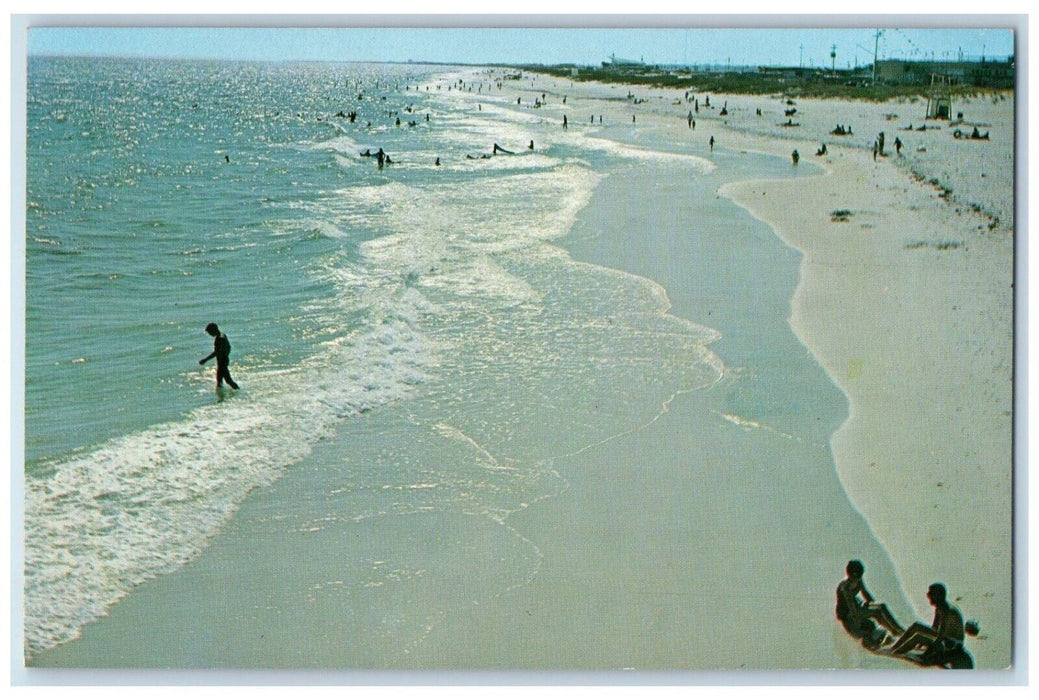 c1960 Miracle Strip Gulf Mexico Snow-White Fort Walton Beach Florida FL Postcard