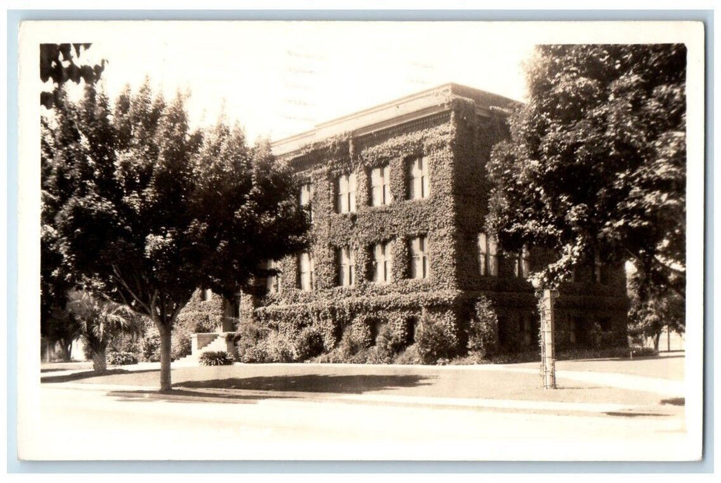 1935 Intermediate School Santa Clara California CA RPPC Photo Posted Postcard