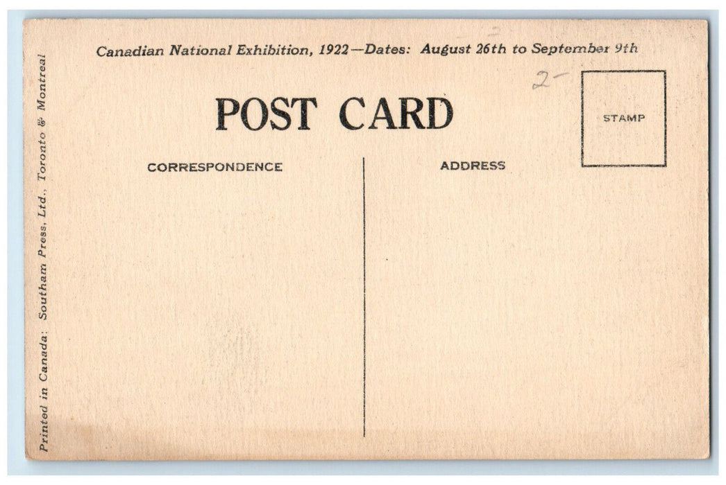 c1910 The Angle Walk Canadian National Exhibition Toronto Canada Postcard