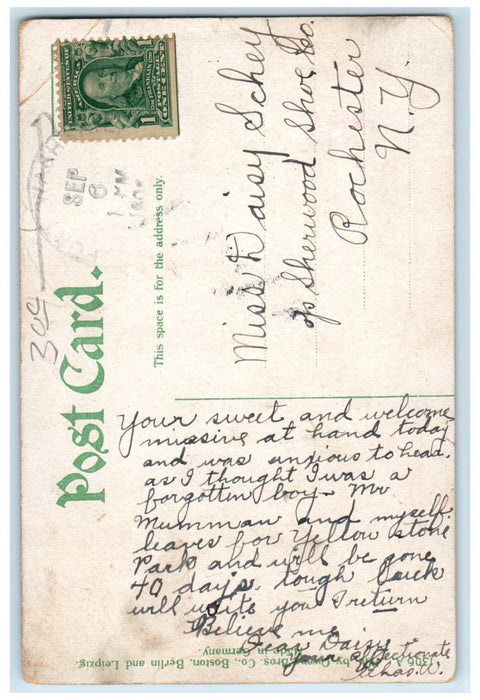 c1910 First National Bank Building Cheyenne Wyoming WY Antique Postcard