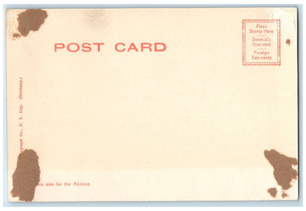 c1905 Sailboats Harbor Scene Provincetown Massachusetts MA Rotograph Postcard