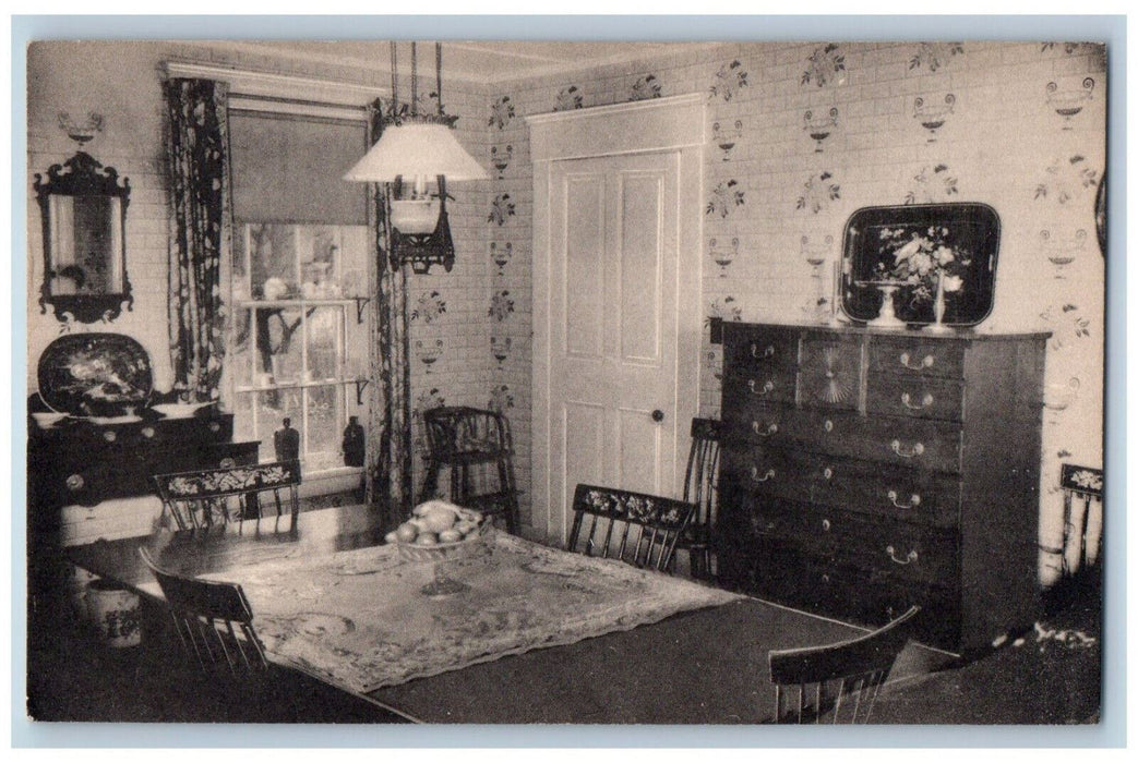 c1950's Dining Room What-Not House Windsor Vermont VT Unposted Postcard