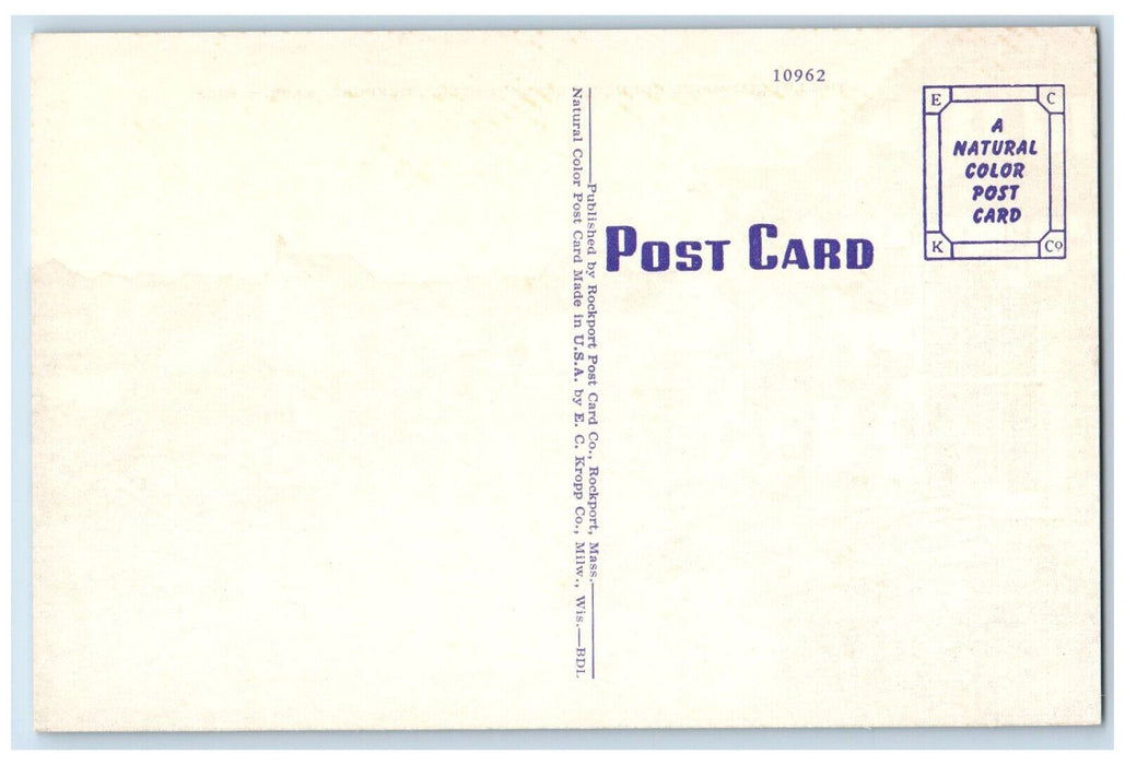 c1950s The Lobsterman's Corner Bearskin Neck Rockport Massachusetts MA Postcard