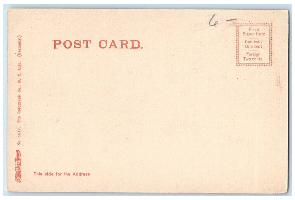 c1905 Wadleigh School Building Winchester Massachusetts MA Rotograph Postcard