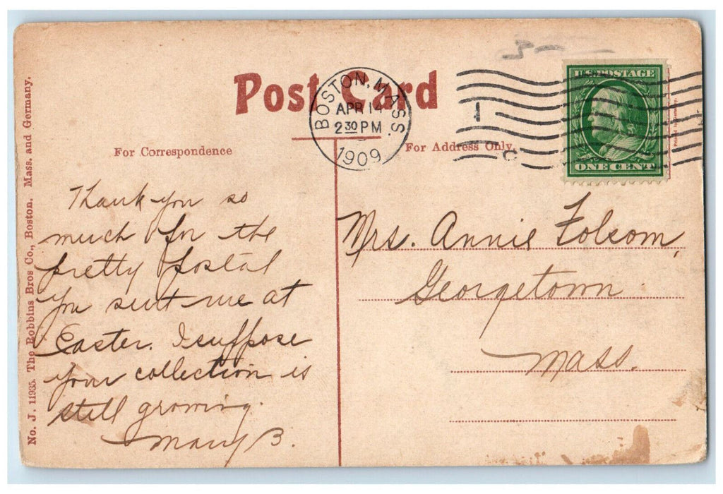 1909 Head House City Point South Point Massachusetts MA Antique Postcard