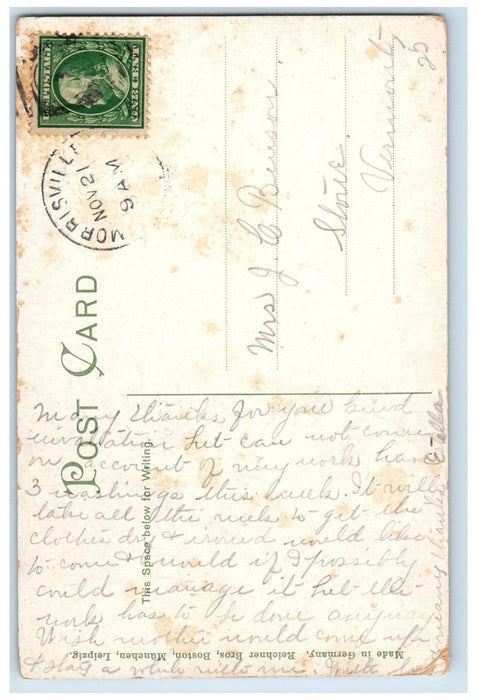 c1910 Notre Dame Academy Roxbury Massachusetts MA Antique Posted Postcard