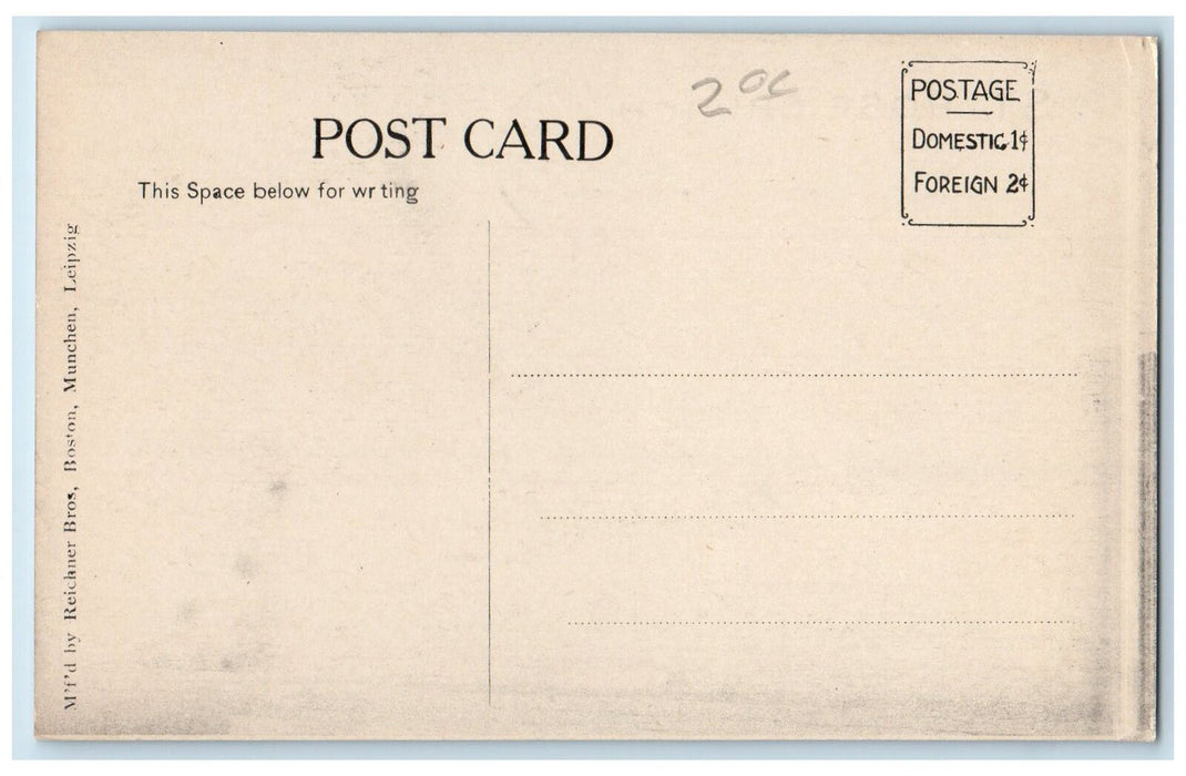 c1940s St. Rose Church Ruins Of Chelsea Fire Massachusetts MA Unposted Postcard