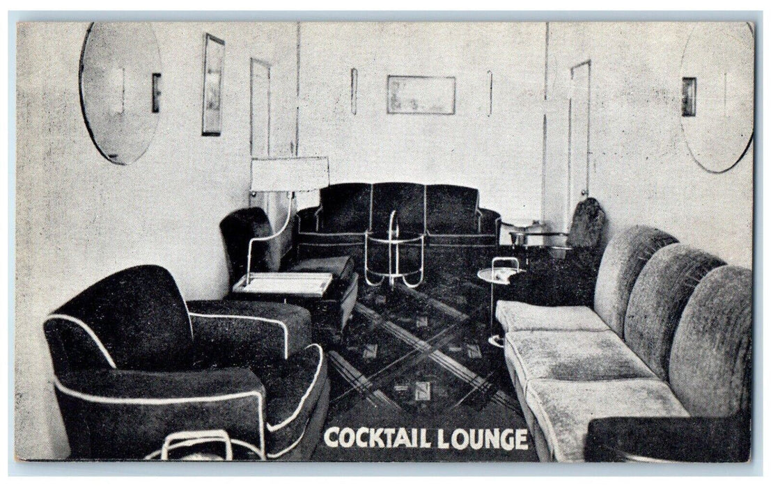 c1950's Cocktail Lounge Little America at Granger Wyoming WY Vintage Postcard