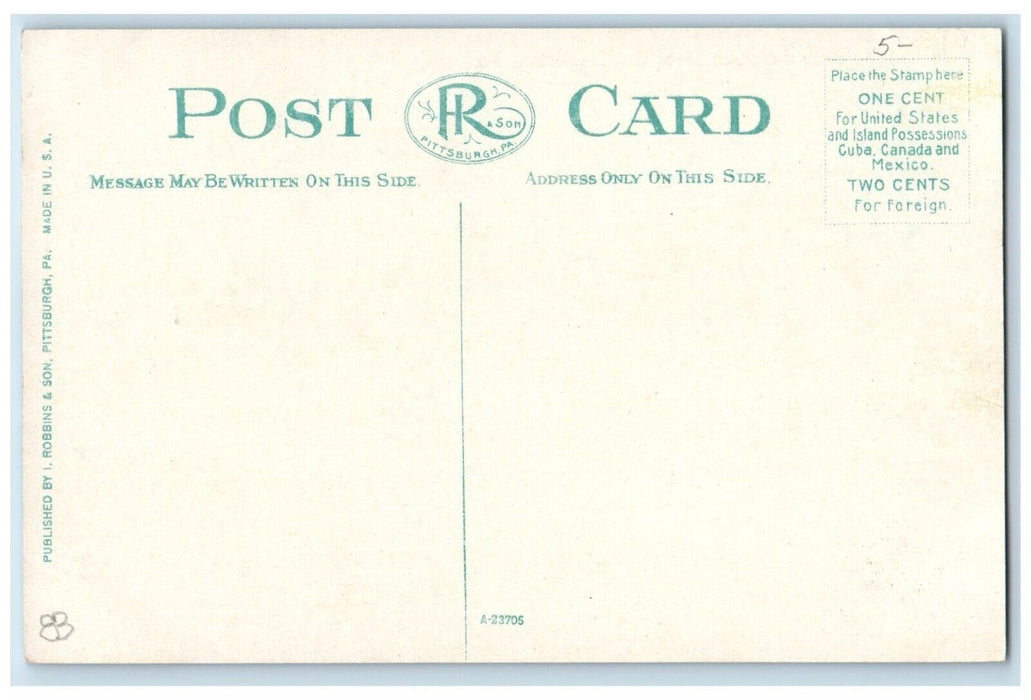 1910 Railroad Blast Furnaces Carnegie Steel Co Duquesne Pennsylvania PA Postcard