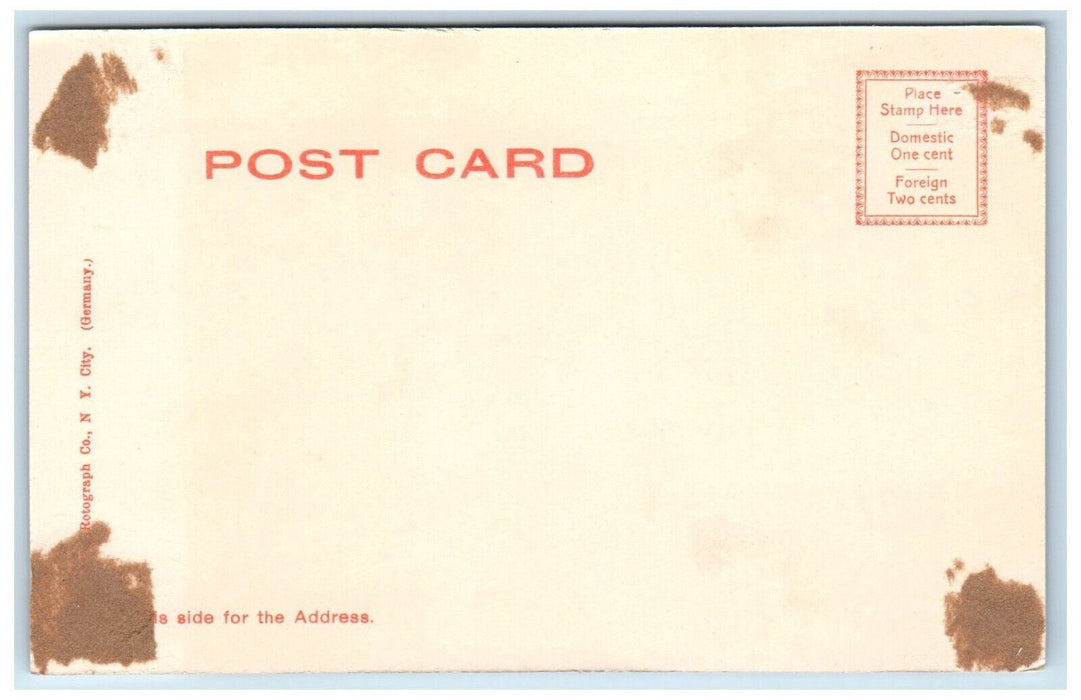 Commercial Street Houses View Provincetown Massachusetts MA Rotograph Postcard