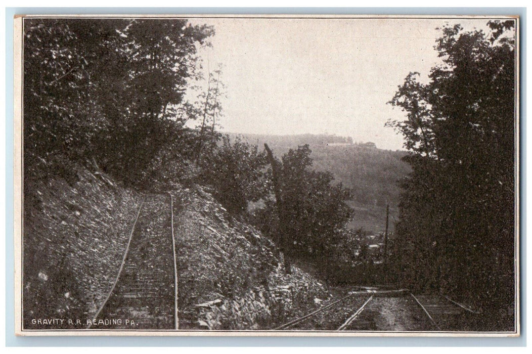 c1905 Gravity R.R. Train Railroad View Reading Pennsylvania PA Antique Postcard