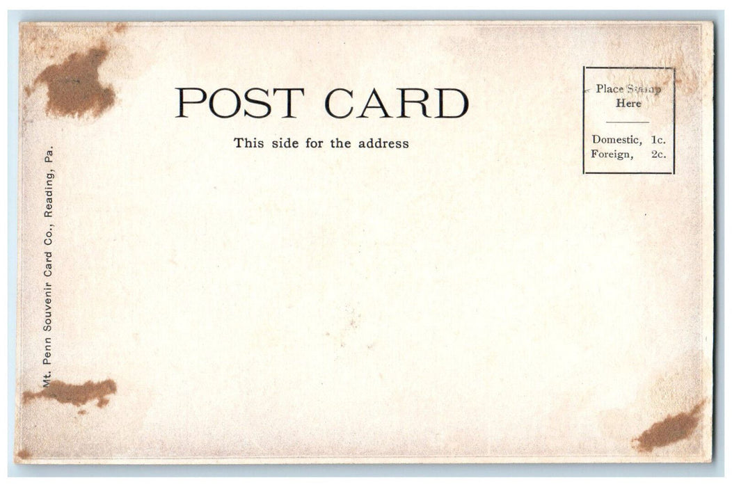 c1905 Gravity R.R. Train Railroad View Reading Pennsylvania PA Antique Postcard