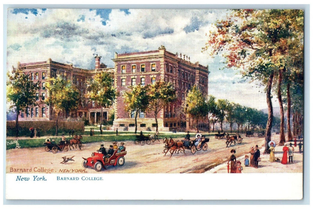 c1905 Barnard College New York City NY Tuck Art College Series Postcard