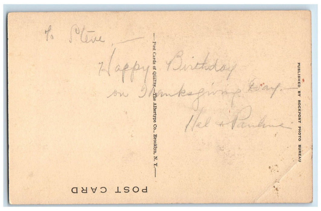 c1910 Sea Fencibles Barracks Bearskin Neck Rockport Massachusetts MA Postcard