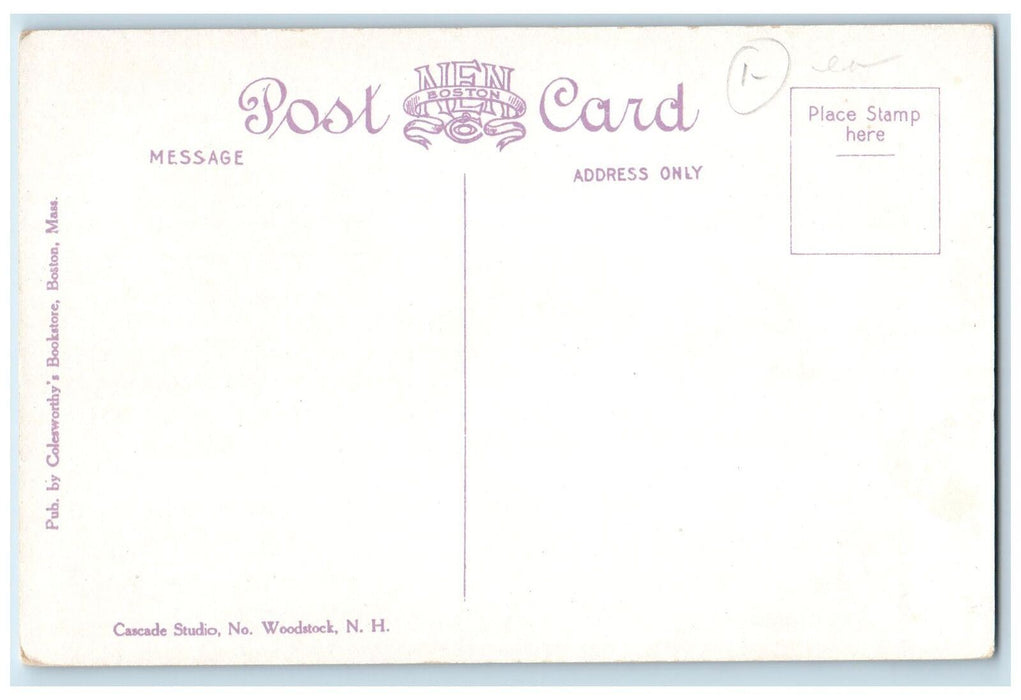 c1920's Russell House No. Woodstock New Hampshire NH Unposted Vintage Postcard