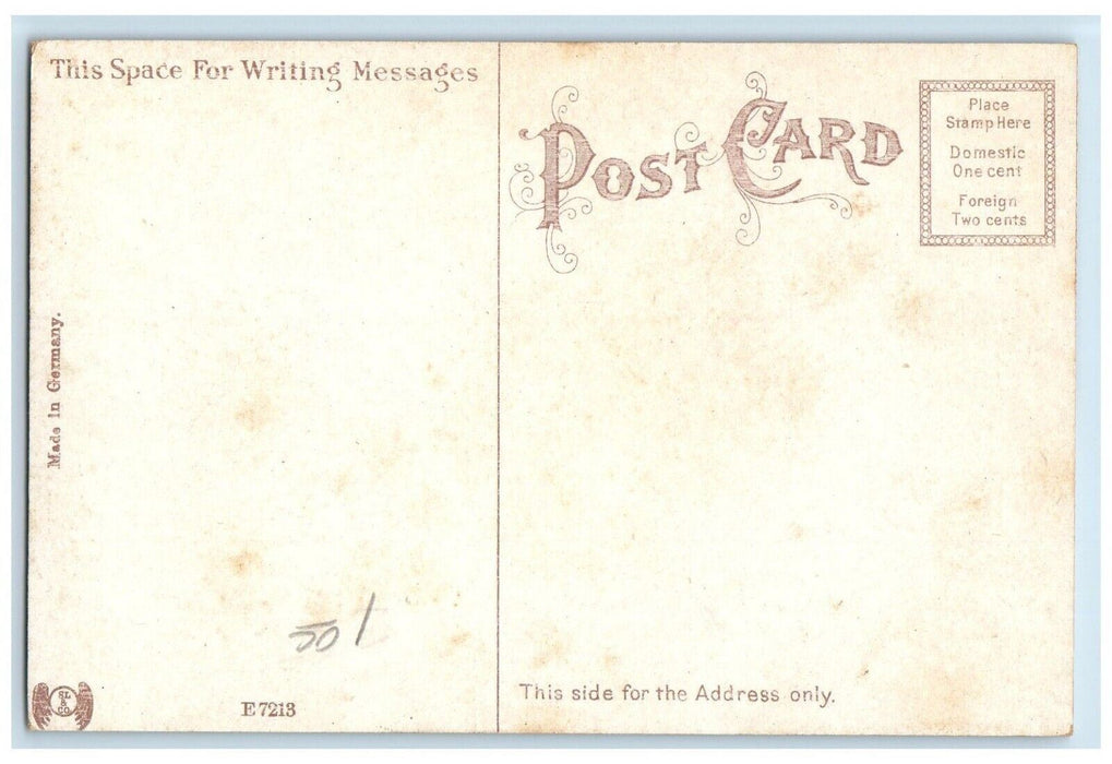c1910 Mission Conception First Mission San Antonio Texas TX Antique Postcard