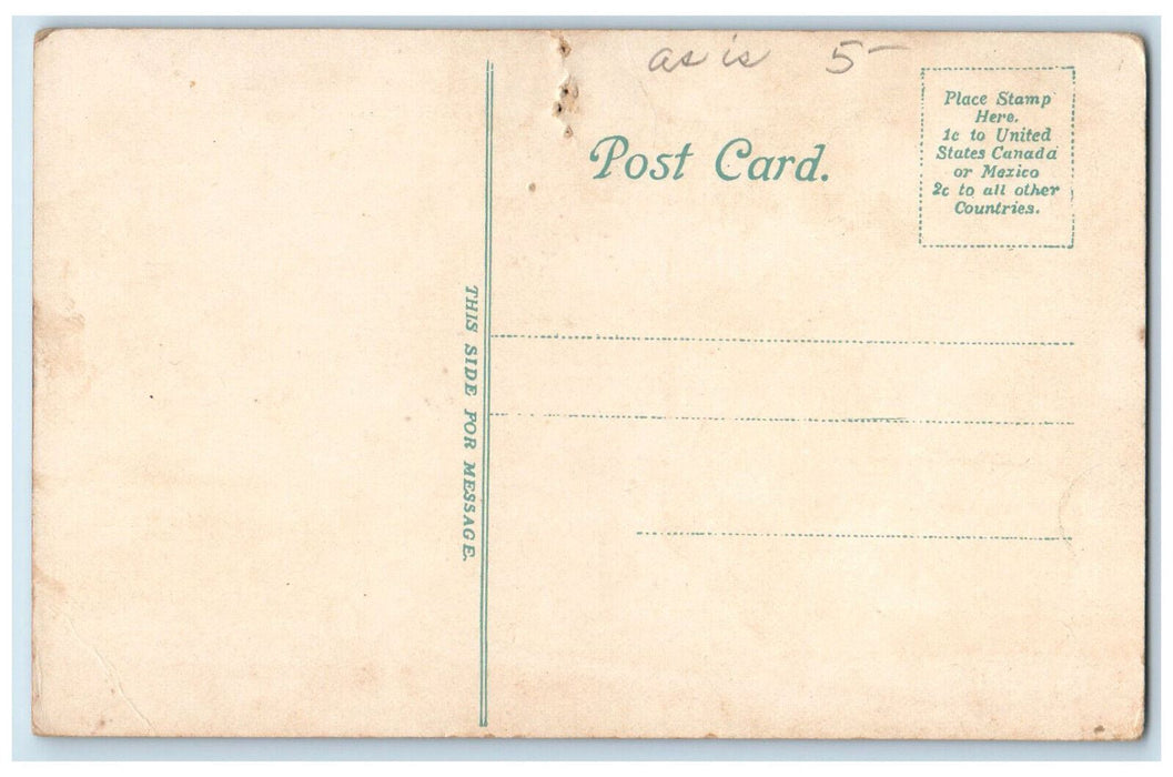 c1910 LA Thompson Scenic Railway Horse Carriage Revere Beach MA Postcard