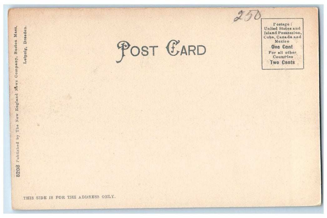 c1905 Riverside Charles River Massachusetts MA Antique Unposted Postcard