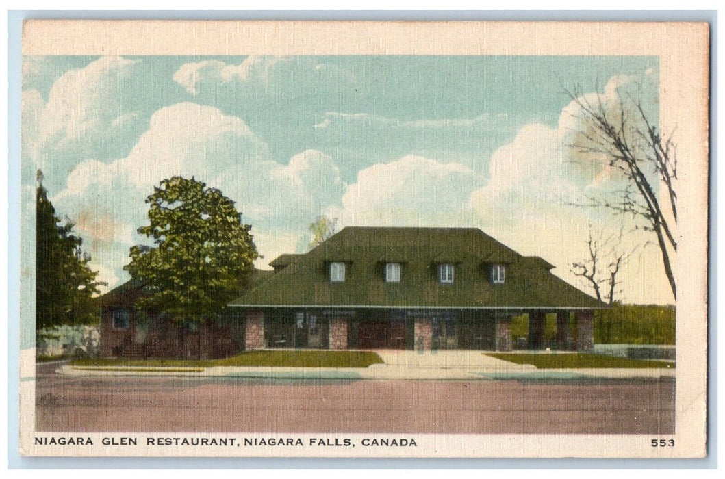 c1940's Niagara Glen Restaurant Niagara Falls Canada Vintage Postcard