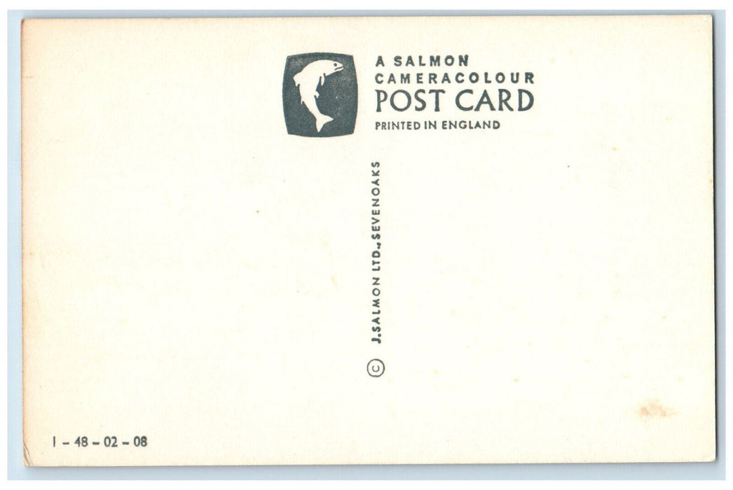 c1950's Dartmoor Prison Princetown England Salmon Cameracolour Postcard