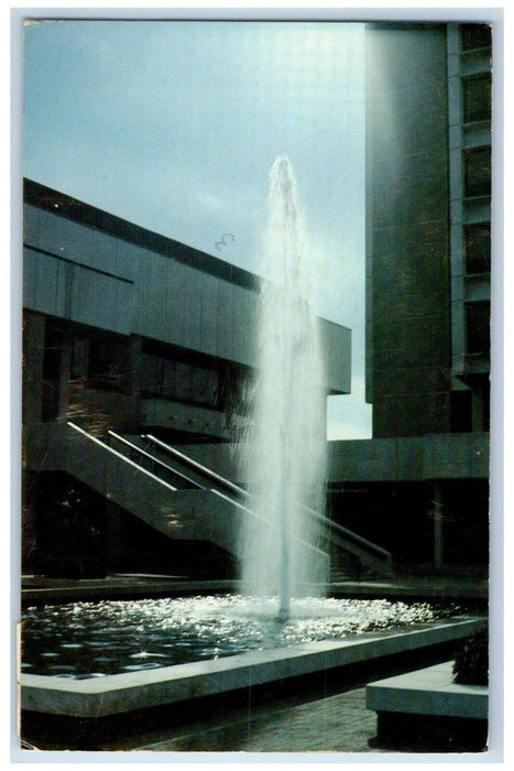 c1960's Rudder Fountain Texas A&M University College Station Texas TX Postcard