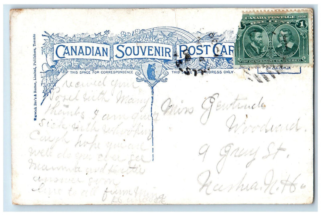 c1910 The Run Head of North West Arm Halifax Nova Scotia Canada Postcard
