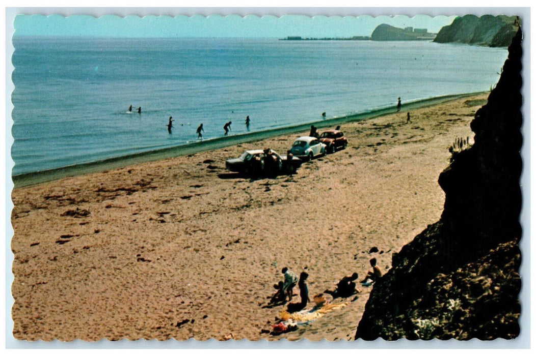 c1970's Beach at Grindstone Magdalen Islands Quebec Canada Unposted Postcard