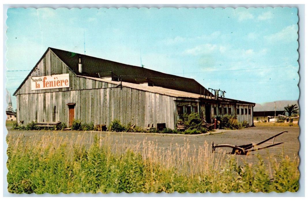 c1950's Theatre De La Feniere St-Clement Ancienne-Lorette Canada Postcard