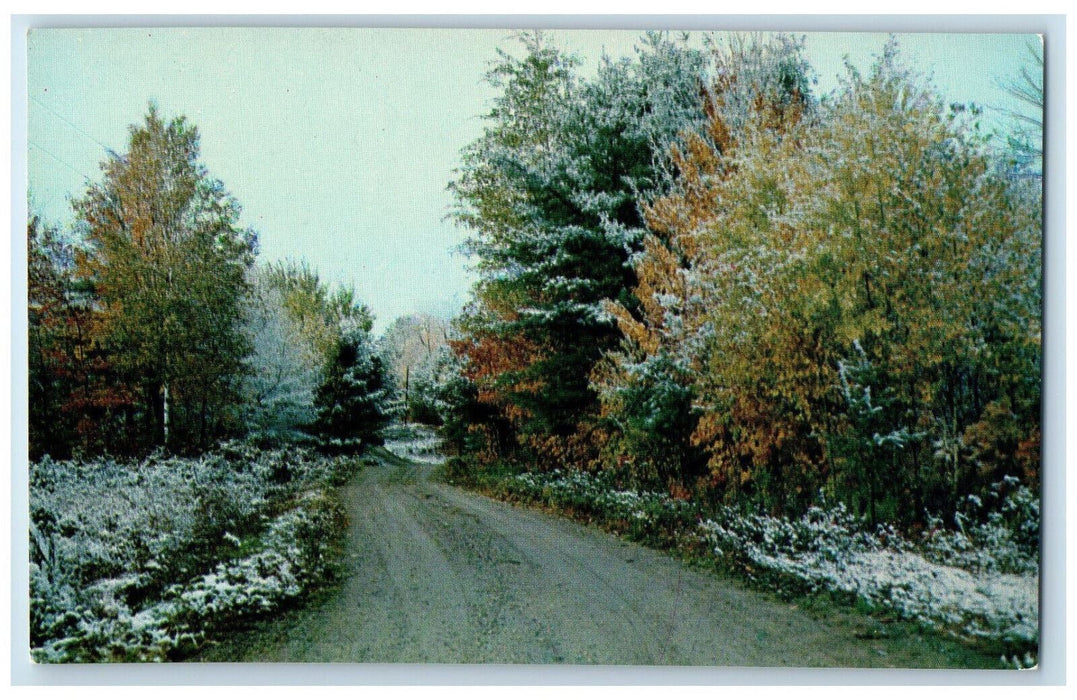 c1960's Greetings from Beeton Ontario Canada Vintage Unposted Postcard