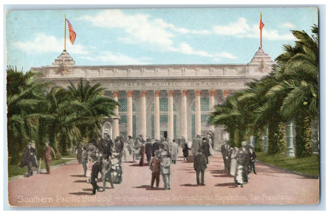 c1910 Southern Pacific Building Panama-Pacific San Francisco California Postcard