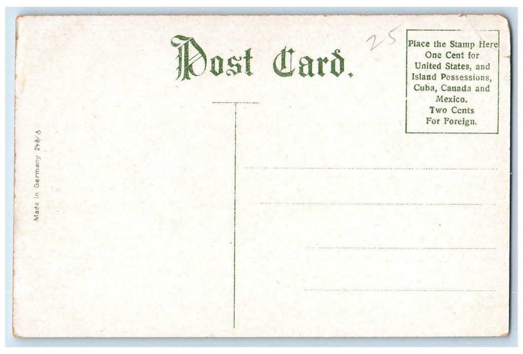 c1910's Boat House Of Branch Brook Park Newark New Jersey NJ Antique Postcard