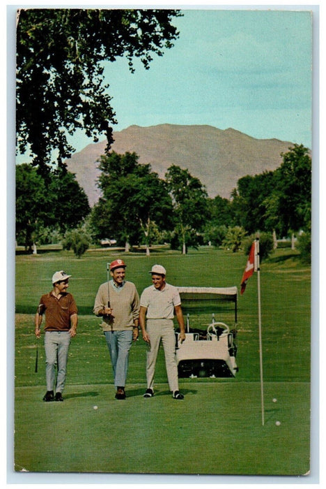 1969 Desert Inn Country Club Golfing Las Vegas Nevada NV Posted Vintage Postcard