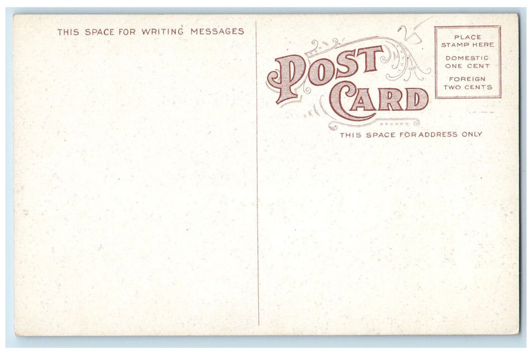 c1910 Georgia State Monument Chickamauga Battlefield Chattanooga TN Postcard