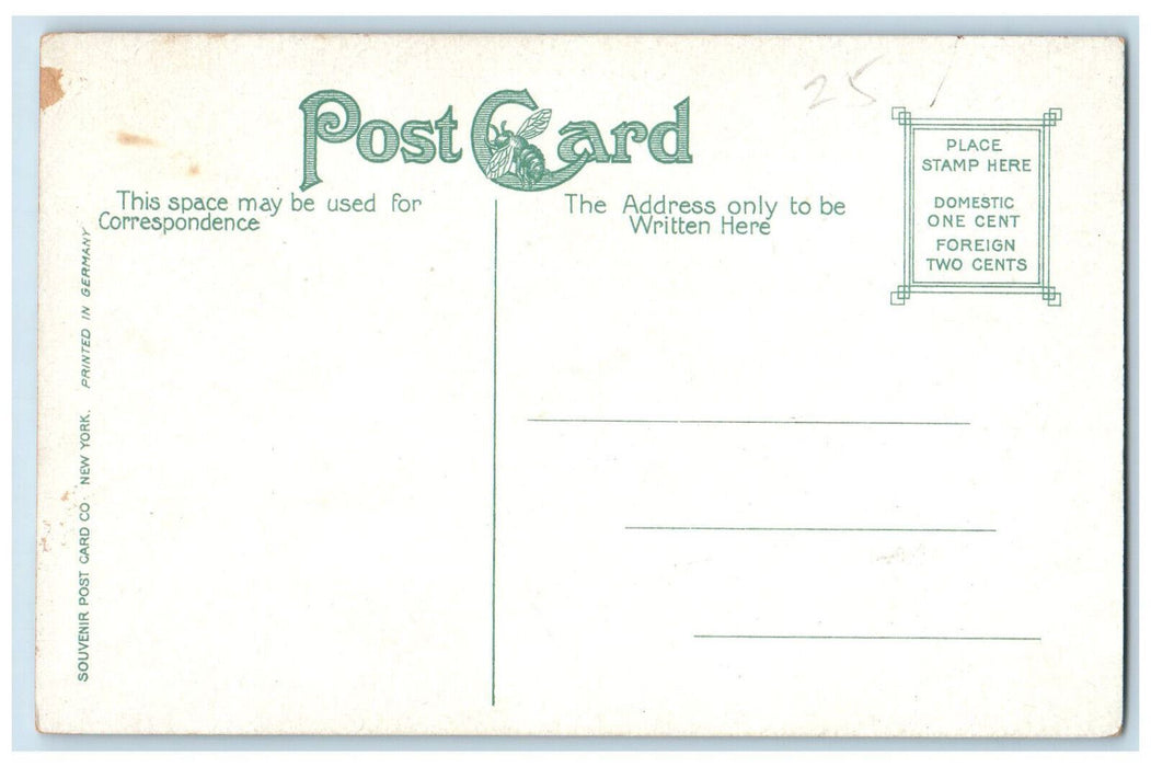 c1910 Illinois Monument on Missionary Ridge Chattanooga Tennessee TN Postcard