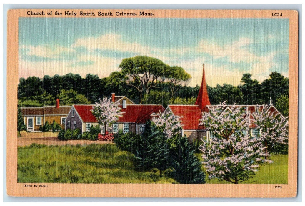 c1950's Church of the Holy Spirit, South Orleans Massachusetts MA Postcard