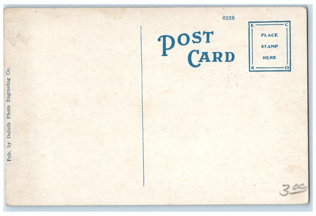 c1910 Steamer Octorara Duluth Superior Harbor Cruise Ferry Minnesota MN Postcard