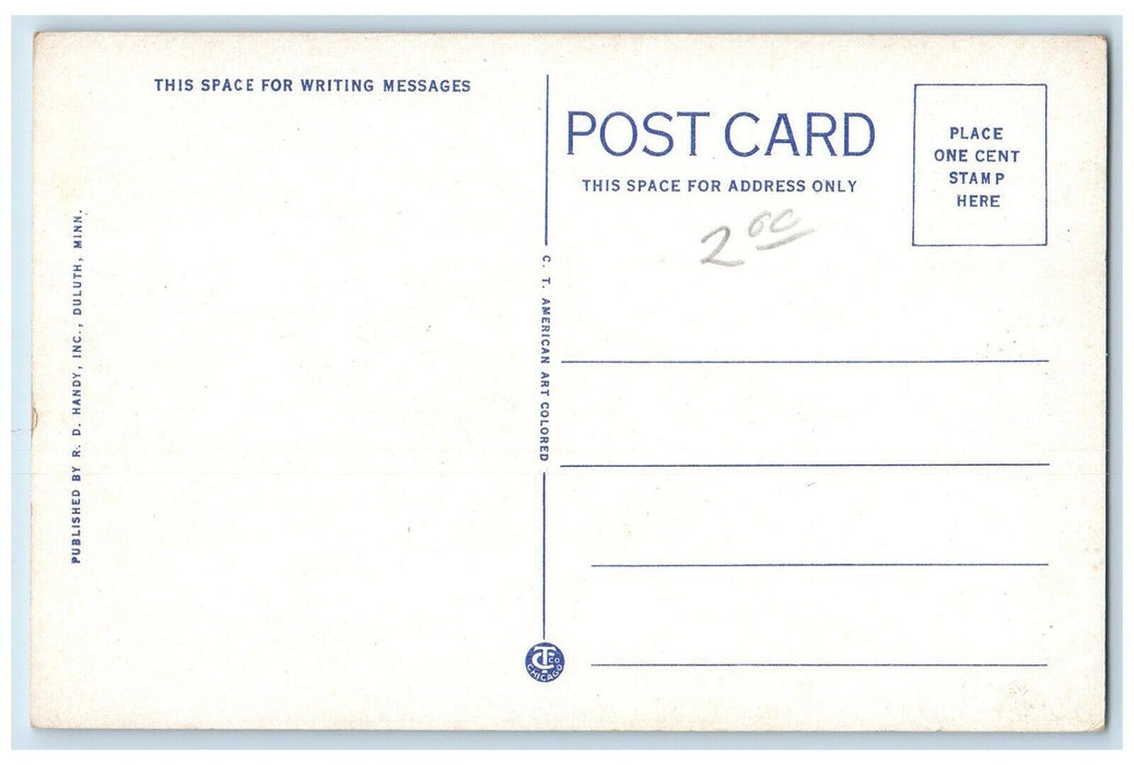 1920 Ore Docks Largest Ore Docks World Duluth Superior Harbor Minnesota Postcard