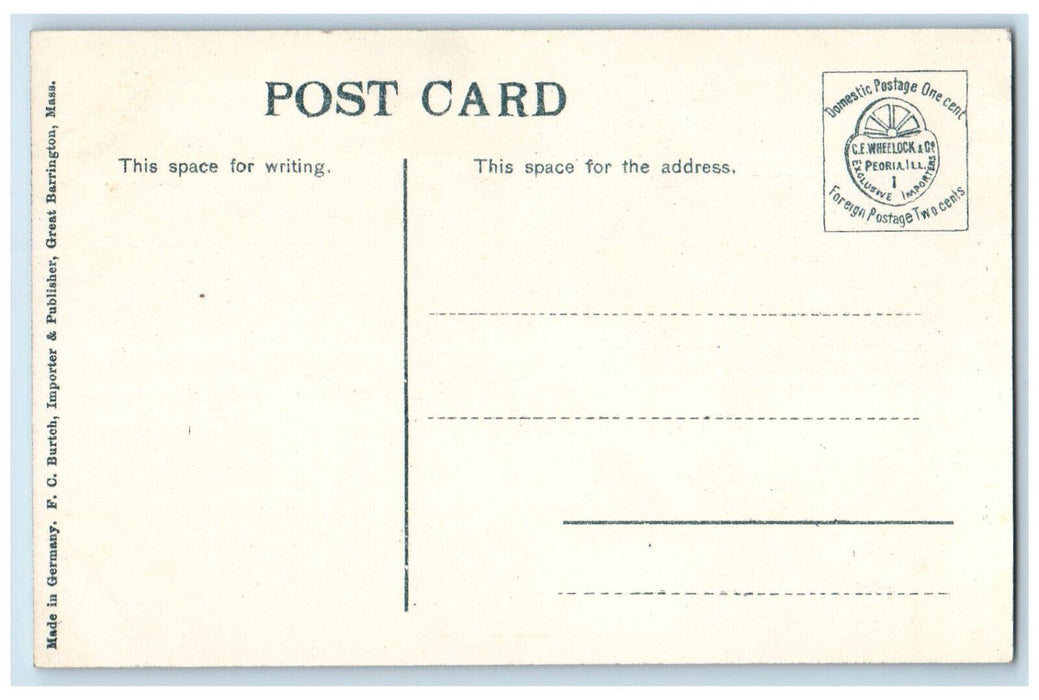 View Of Monument Mountain Dirt Road Great Barrington Massachusetts MA Postcard