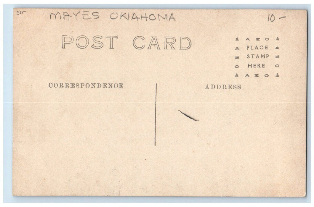 c1910's Taking Water Mayers Oklahoma OK RPPC Photo Unposted Antique Postcard