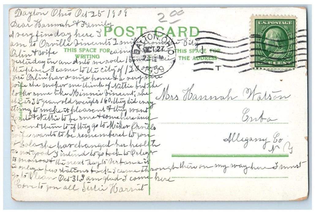1909 Excursion Steamer Landing At Dock Steamship Carriage Peoria IL  Postcard