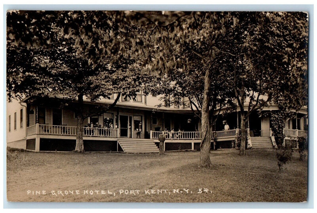c1910's Pine Grove Hotel Port Kent New York NY Antique RPPC Photo Postcard
