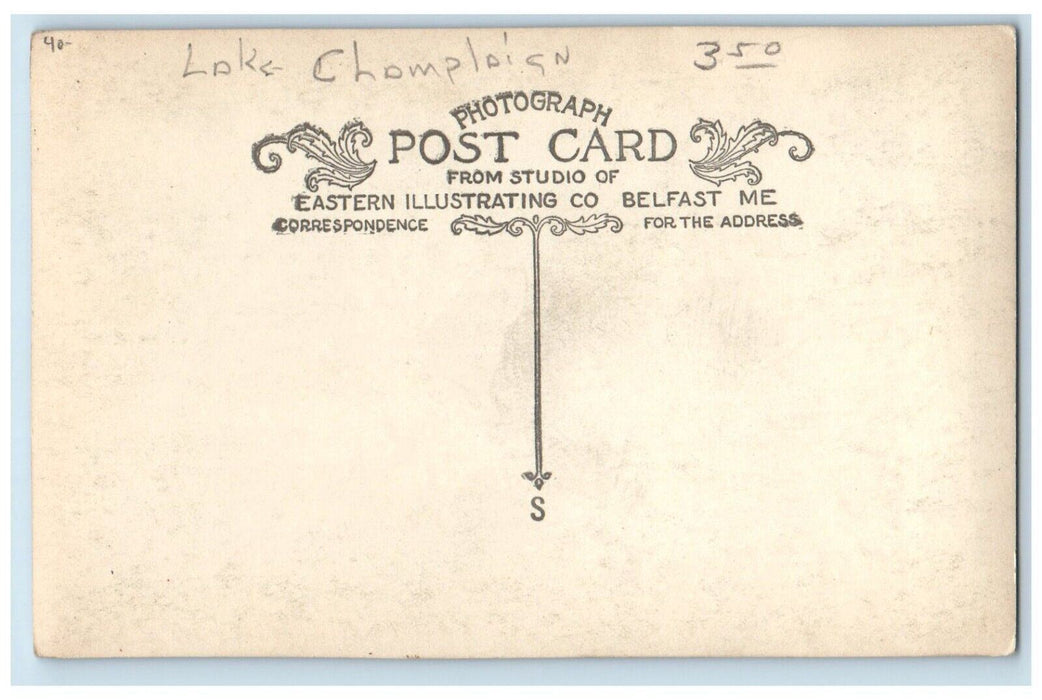c1910's Pine Grove Hotel Port Kent New York NY Antique RPPC Photo Postcard
