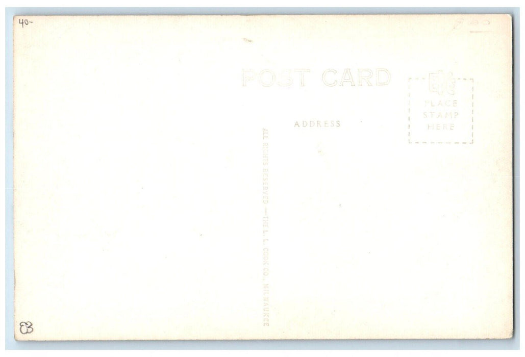 c1940's Pleasure Boats Louise Lake Geneva Wisconsin WI RPPC Photo Postcard