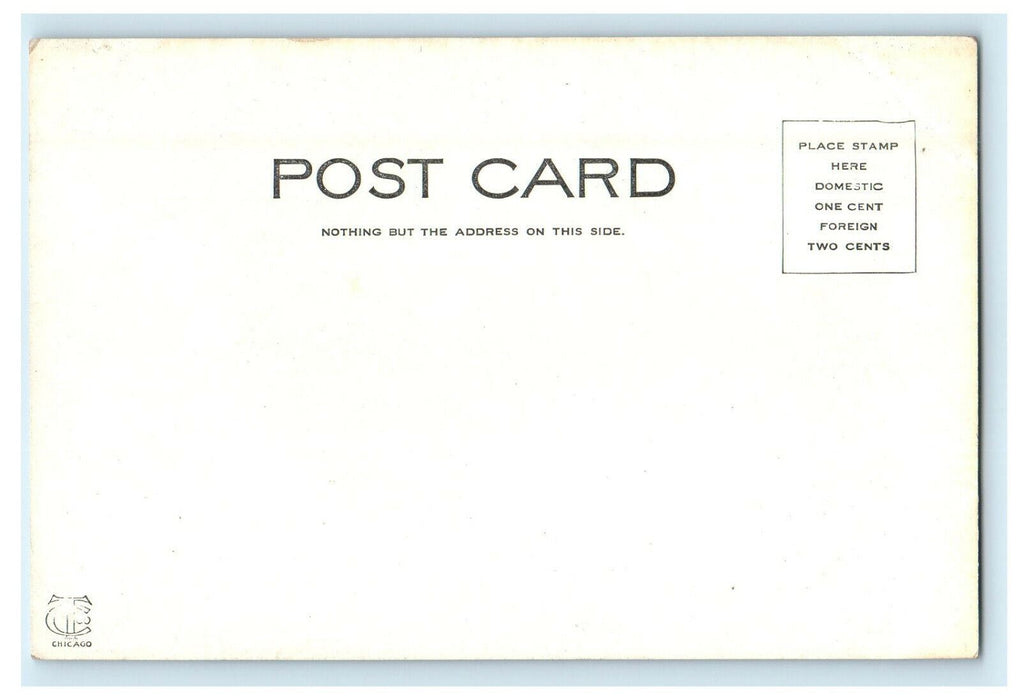 c1910s Fulton County Court House, Lewiston, Illinois IL Unposted Postcard